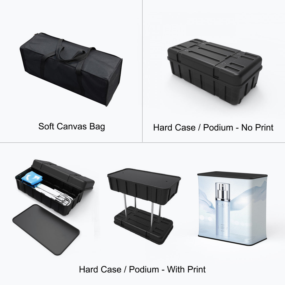 Curved Velcro Fabric Pop Up Display