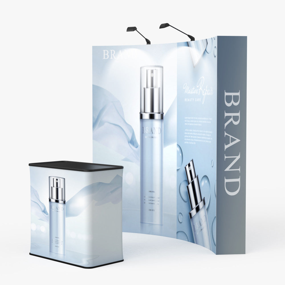 Curved Velcro Fabric Pop Up Display