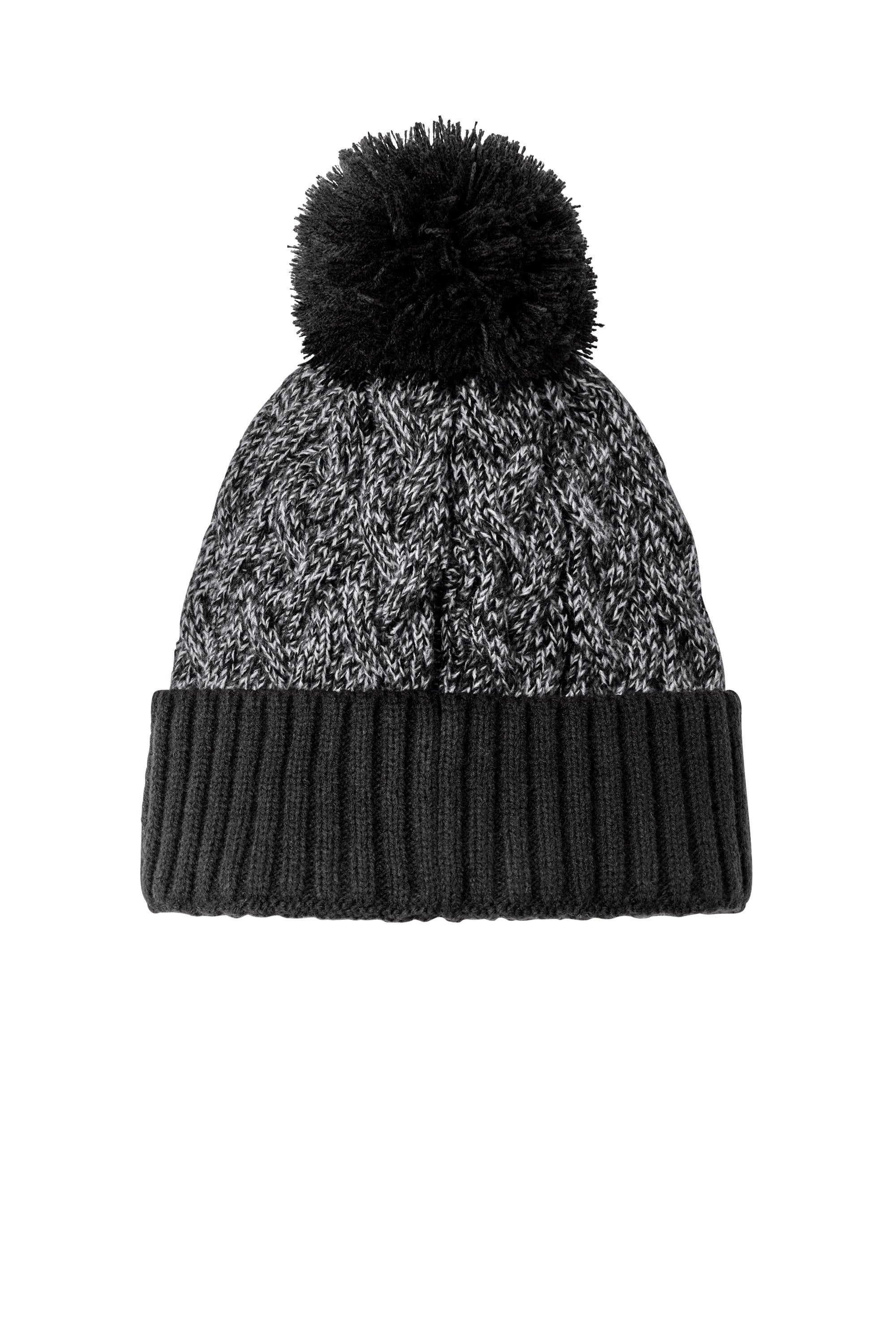 New Era® Marled Knit Pom Beanie