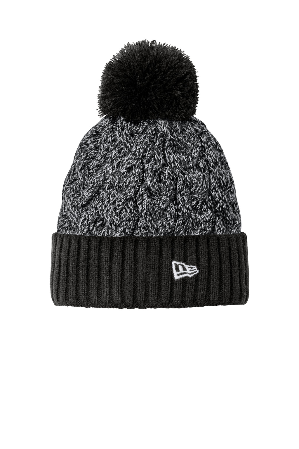 New Era® Marled Knit Pom Beanie