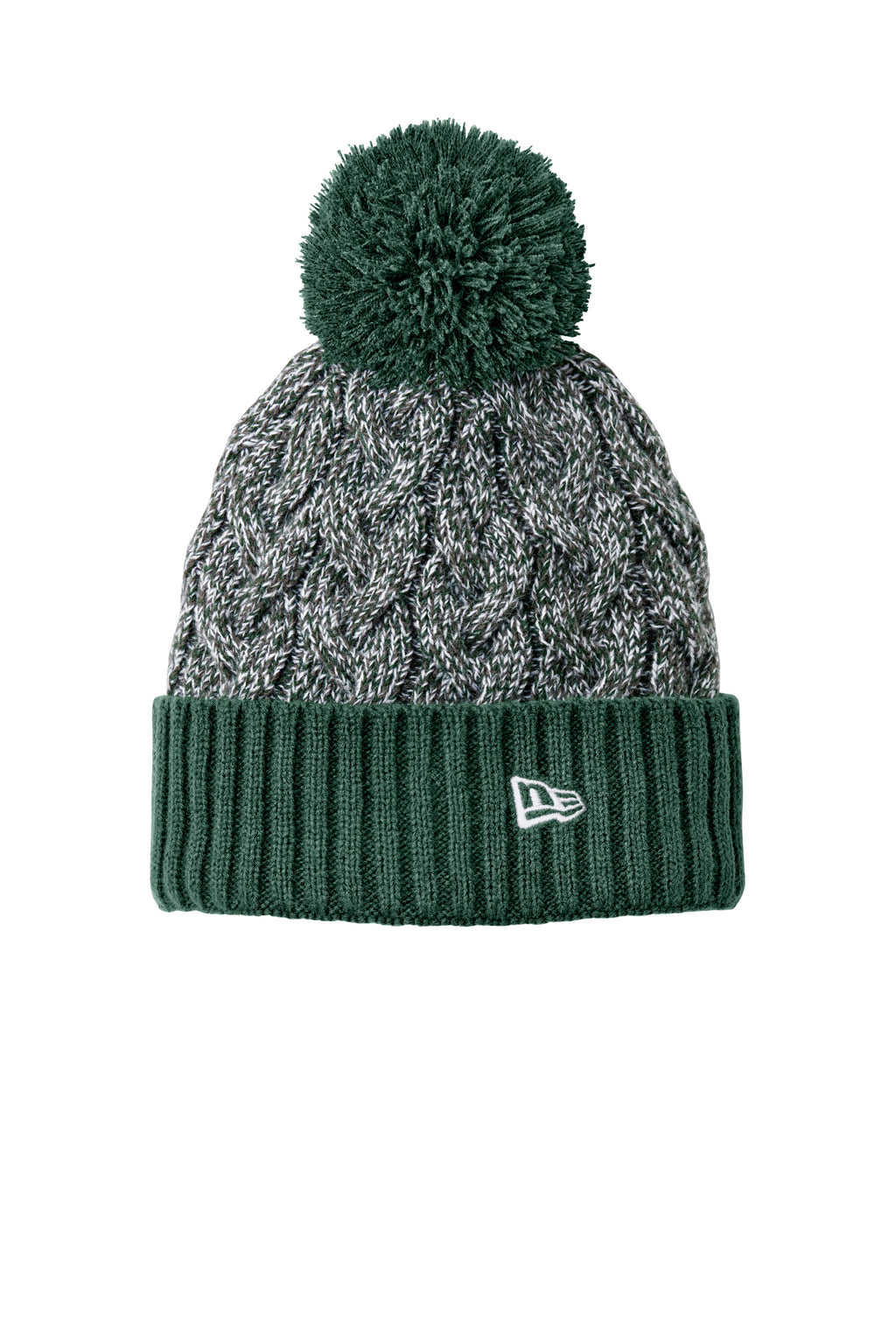 New Era® Marled Knit Pom Beanie