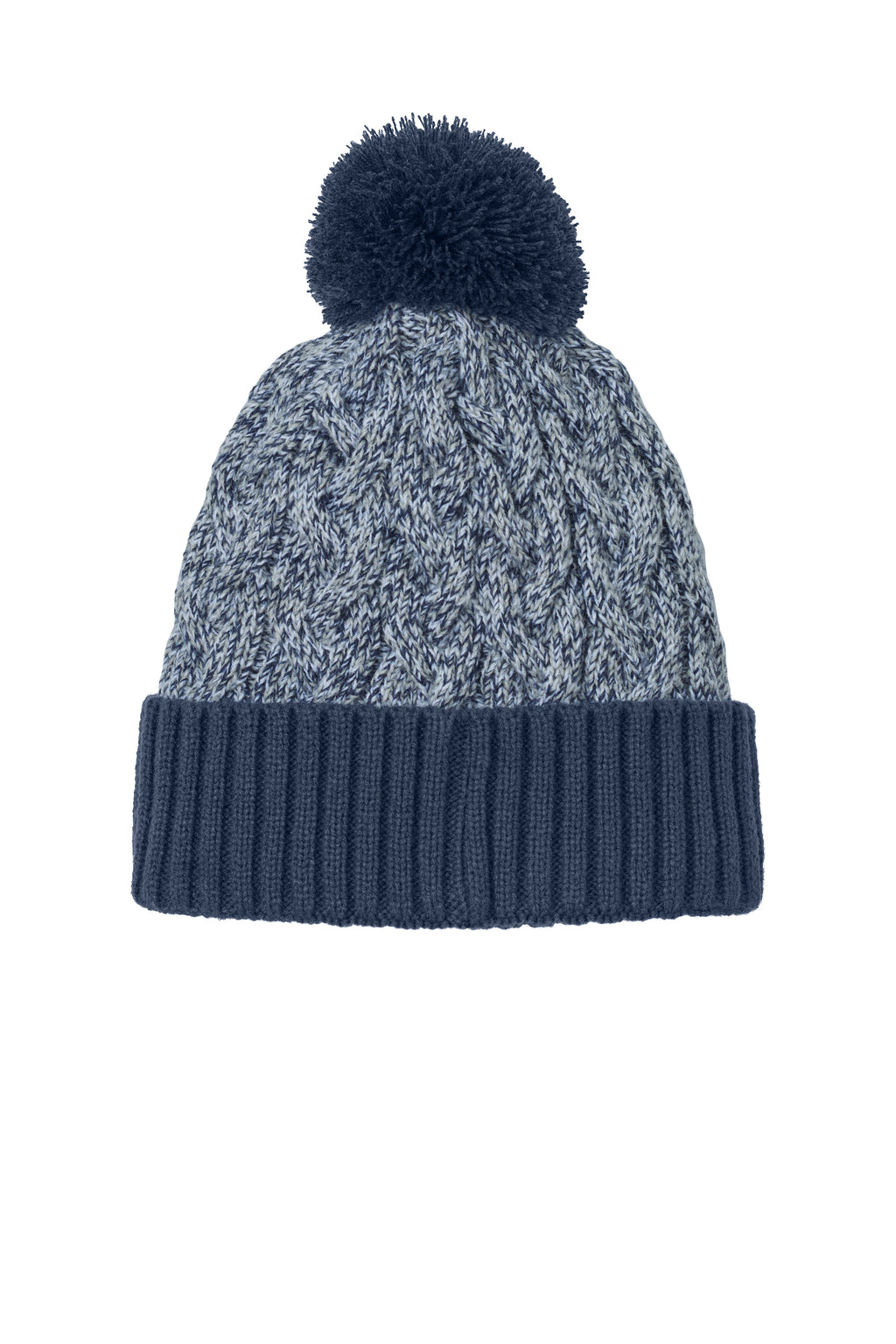 New Era® Marled Knit Pom Beanie