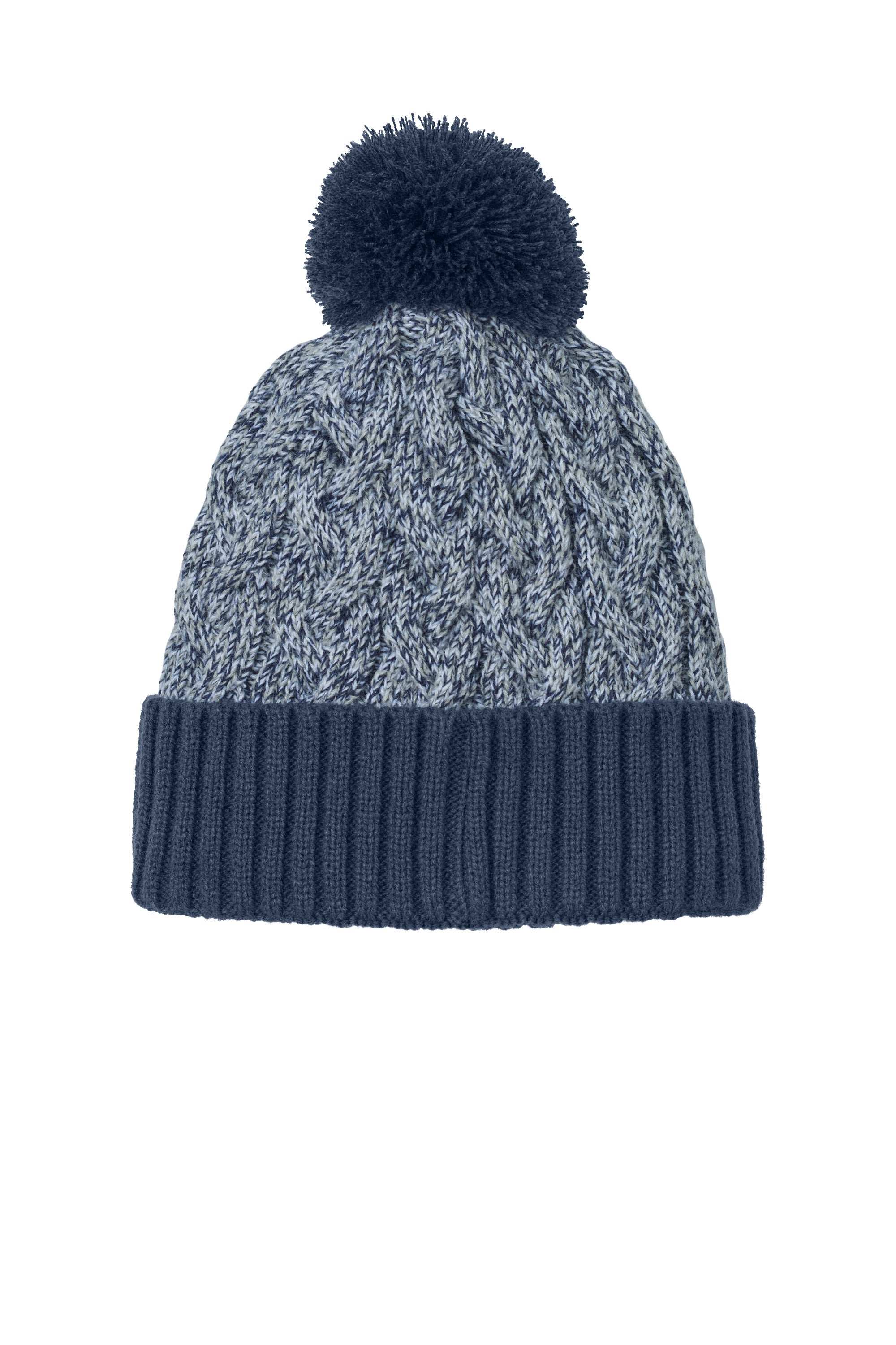 New Era® Marled Knit Pom Beanie