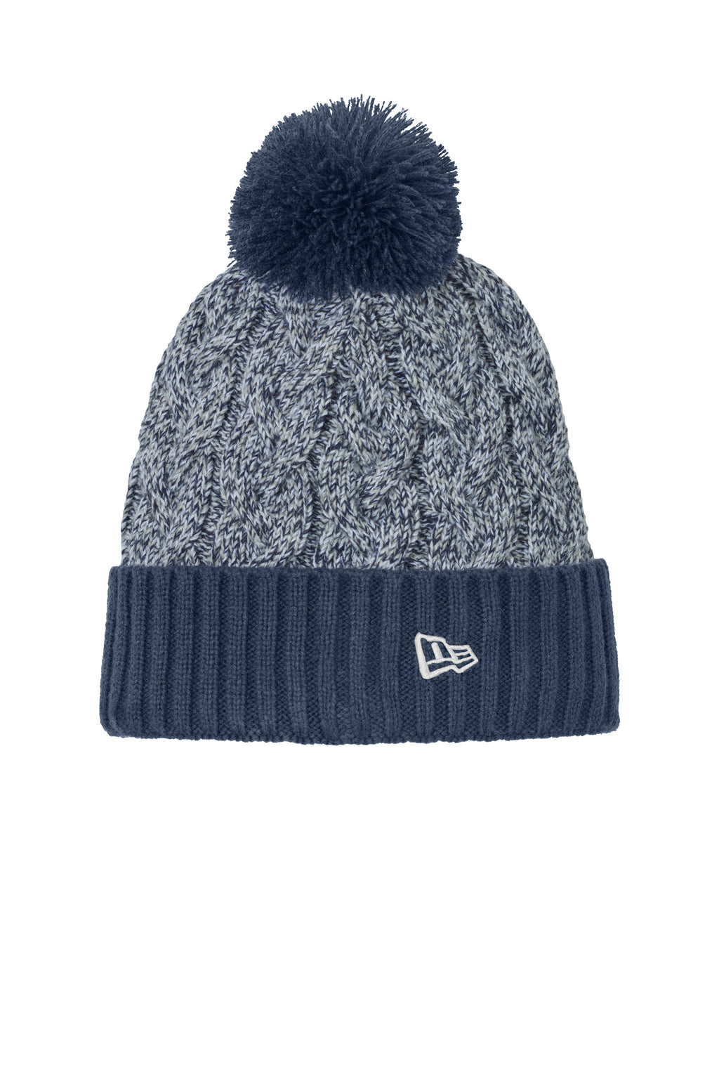 New Era® Marled Knit Pom Beanie