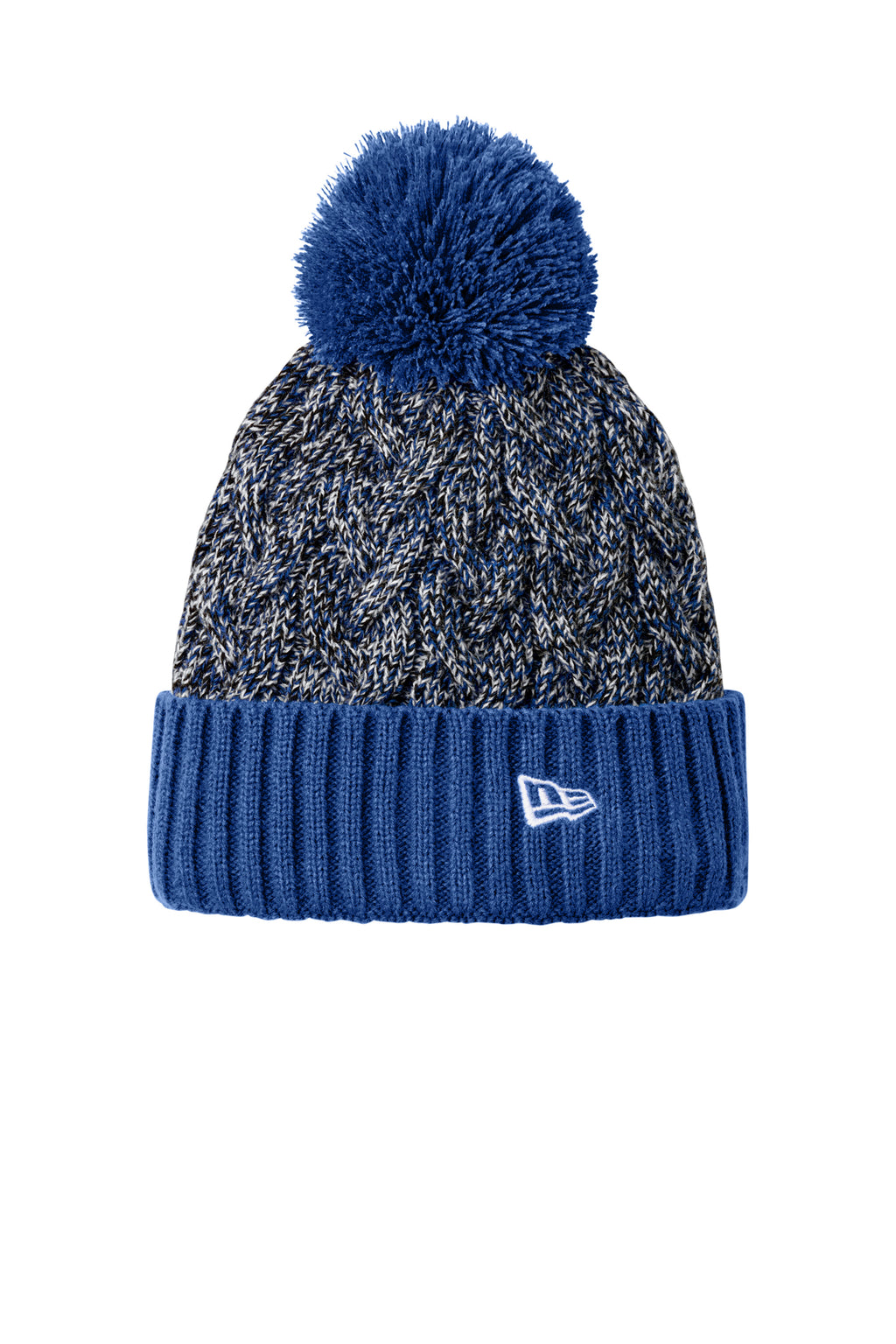 New Era® Marled Knit Pom Beanie
