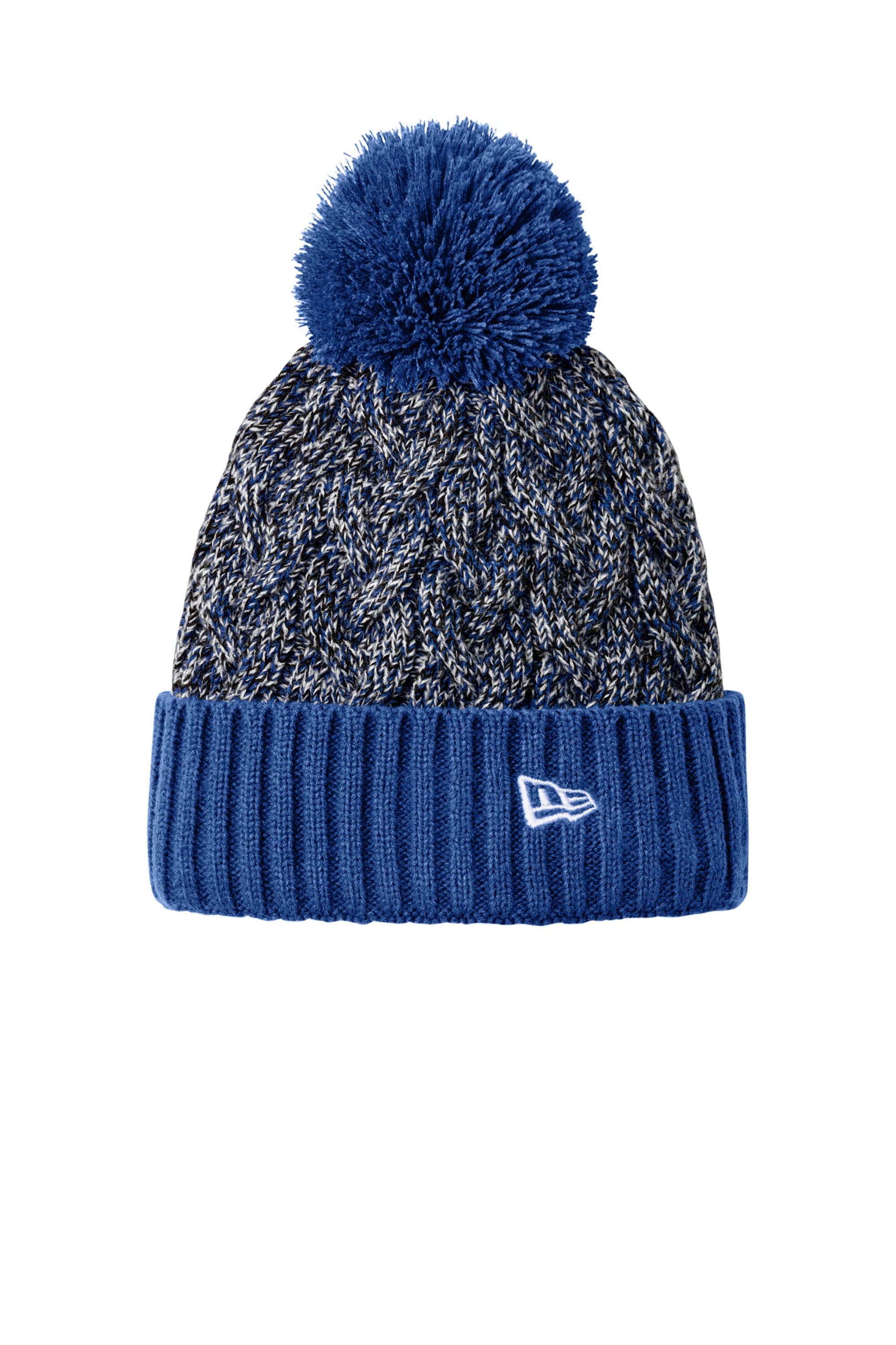 New Era® Marled Knit Pom Beanie