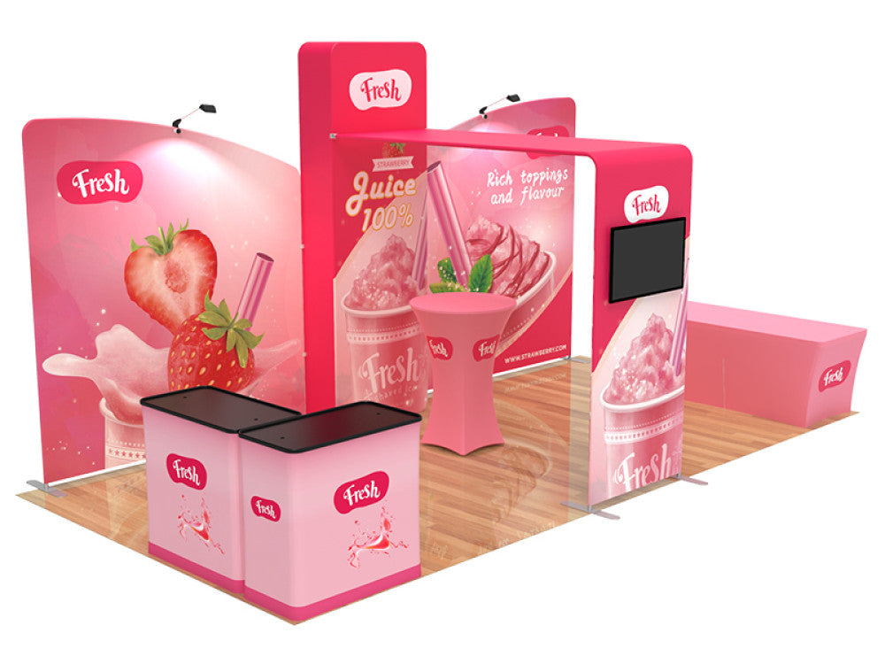 10x20ft Custom Booth Q