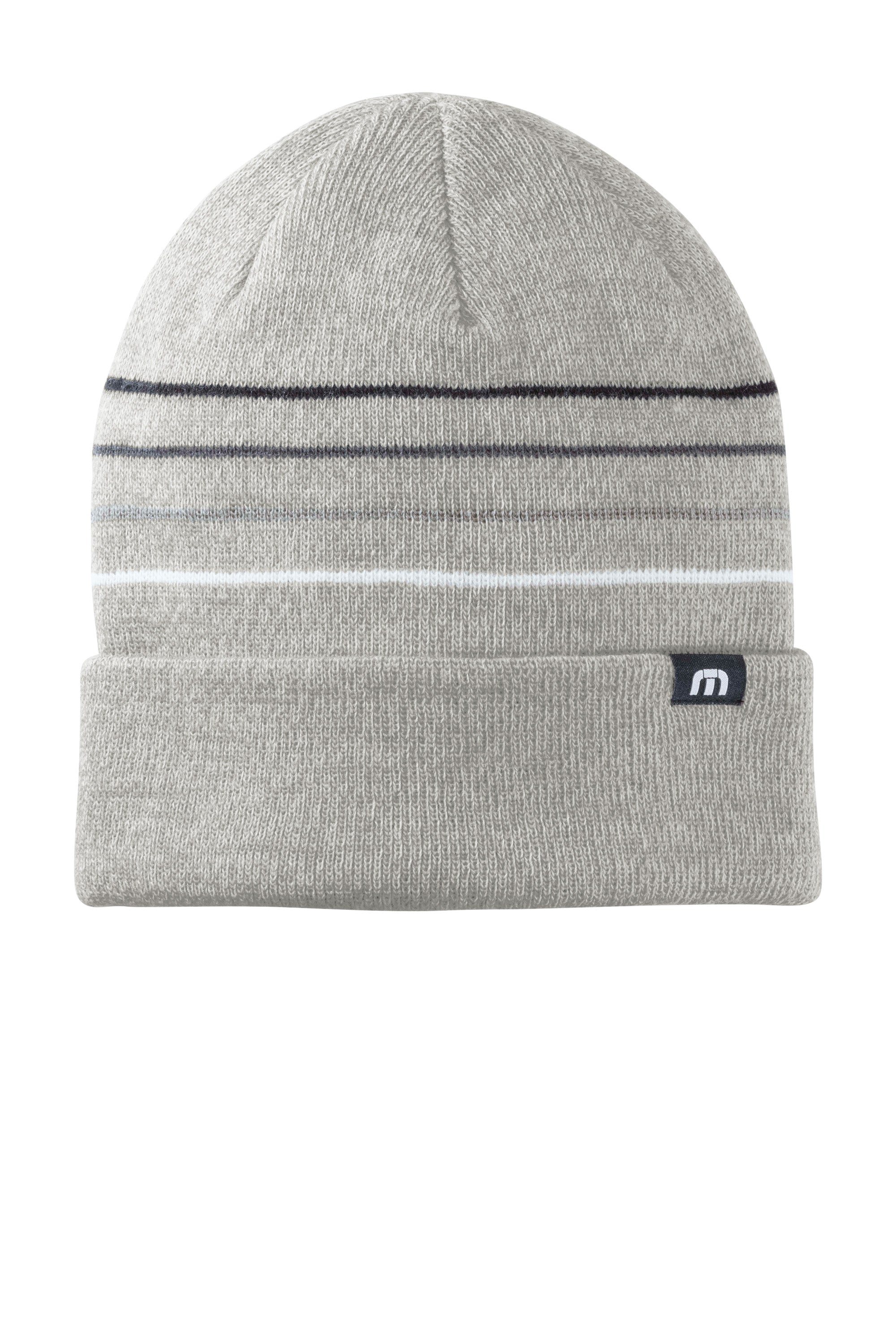 TravisMathew Striped Cuffed Beanie